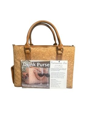 Primeware Cork Drinkpurse For Wine - Tote Bag Insulated